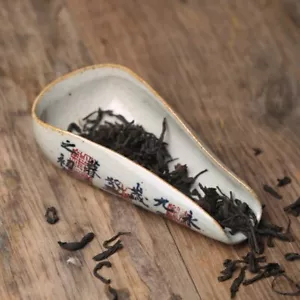 Vintage Chinese Calligraphy Tea Spoon Pottery Cha Ze Tea Set Accessories - Picture 1 of 7