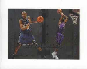1999-00 Metal Rivalries #R9 Vince Carter/Grant Hill Raptors Pistons