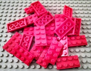 LEGO Lot of 25 Red 2x4 Plate Pieces - Picture 1 of 1