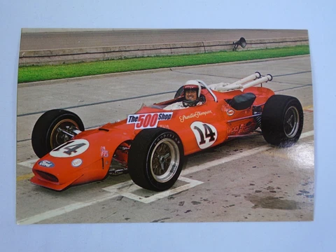 1967 Winner A.J. Foyt Sheraton-Thompson Indianapolis 500 Postcard Jumbo 6" x 9" Cover