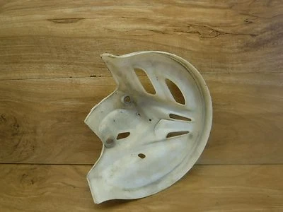 Honda CRF250R 2004 CRF 250 R CRF 250R disco delantero rotor protector plástico envío rápido Foto 1 de 4