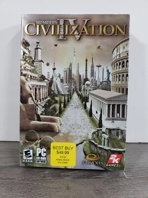 SID MEIER'S CIVILIZATION IV  PC CD ROM Game COMPLETE 2005 - Image 1 of 4