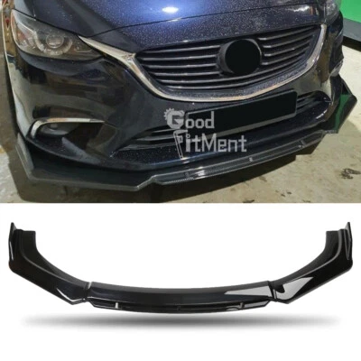 Für Mazda 6 GJ 2012+ Spoilerschwert Spoilerlippe Frontspoiler Stoßstange Lippe - Bild 1 von 4