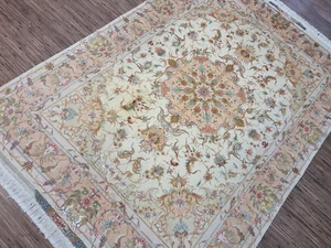 243182-Wunderschöner Original Persischer Täbriz,210x150 cm²,Carpet,Rug,Tappeto - Bild 1 von 16