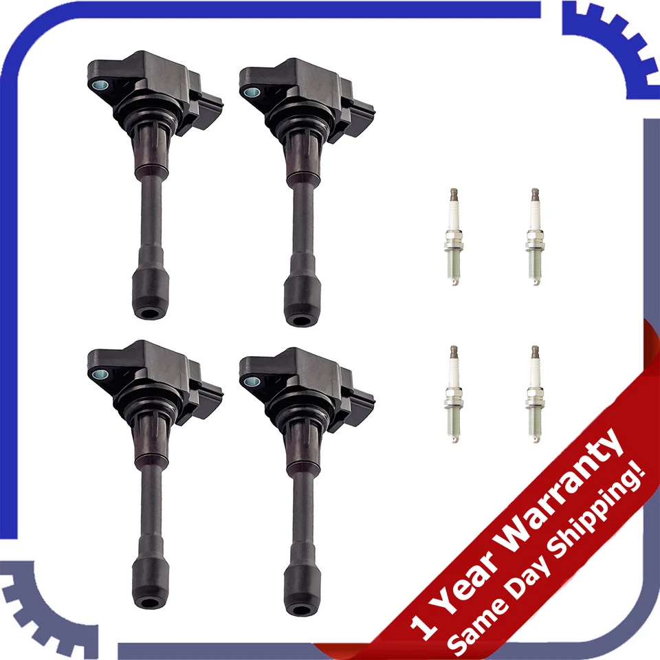 Комплект из 8 катушек зажигания для Nissan Infiniti 1,8 2,0 л 2,5 л UF549 и свечи зажигания 9029 - Изображение 1 из 4