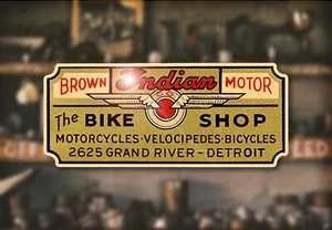 1940s Cycle Event Sticker Decal BSA Harley Triumph Motorcycle Pinup Indian - Picture 1 of 1