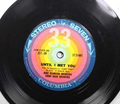 Jazz 45 Duke Ellington Orchestra Count Basie Orchestra - Until I Met You / Take - Image 1 of 2