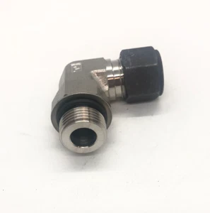 Elbow - 1/2 CPI Tube to SAE 3/4-16 SAE O-ring SST Male Parker 8-8C5BZ-SS-MI - Picture 1 of 5
