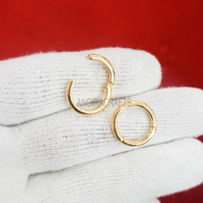 15MM Enhancer Charm Lock,Enhancer Charm Lock, Gold Charm Holder, Charm Holder - Image 1 of 4