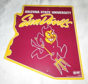 ARIZONA STATE SUN DEVILS - ARIZONA STATE SHAPED SIGN #03 - NEW - Picture 1 of 1