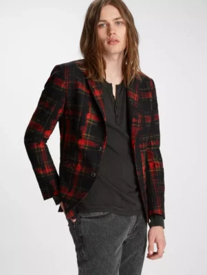 $1498 Brand New John Varvatos Collection Jacquard Blazer Jacket EU48 US38 - Image 1 of 4