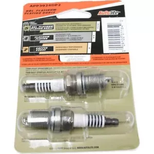 Autolite Double Platinum Spark Plugs APP3924DP2 2 pack X3 - Picture 1 of 3