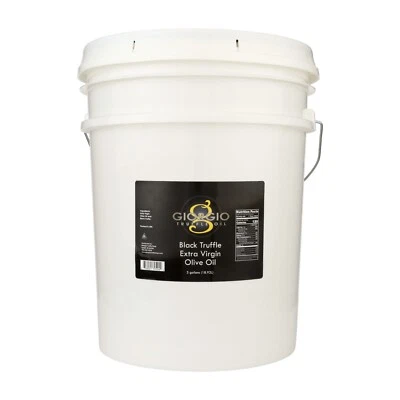 Black Truffle Extra Virgin Olive Oil 5 Gallon / 640oz Bulk Food Service - Image 1 of 4