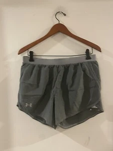 Under Armour Womens Loose UA Flyby 2.0 Short Gray Sz M NWT Tt17 - Picture 1 of 10