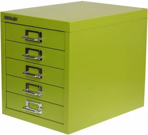 Bisley Armario de Escritorio Multi Cajones 5 Cajones Verde | Entrega 24 Horas Entre semana - Imagen 1 de 4