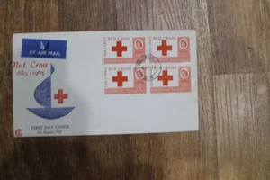 1963 RHODESIA & NYASALAND RED CROSS FDC COVER - PMK BULAWAYO - Bild 1 von 2