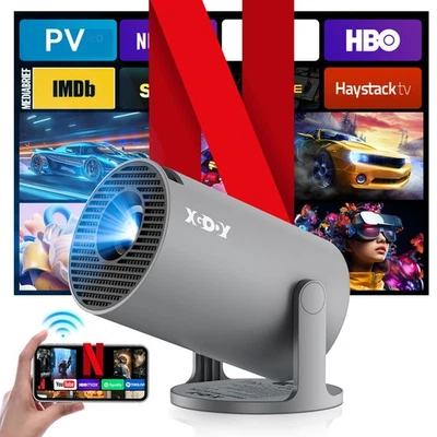 XGODY Beamer LED 1080P HD Heimkino Projektor Kino Handy LCD Mini Heimprojektor - Bild 1 von 4