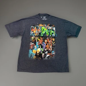 Marvel T-Shirt Black Mad Engine Super Heroes Short Sleeve Mens XXL - Picture 1 of 5