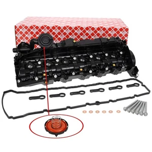 febi Ventildeckel + Dichtung Schraube Düsenhalter für BMW 3er 4er 5er X3-6 N57 - Bild 1 von 5