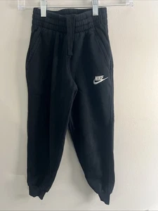 Kids Nike Black Athletic Jogger Sweatpants - Size XSmall - Picture 1 of 3