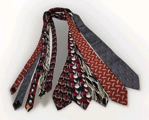 Menge 5 Herren Seidenkrawatten: 2 Portikus, 1 Matrix, 1 Brooks Brothers, 1 Giancarlo... - Bild 1 von 14