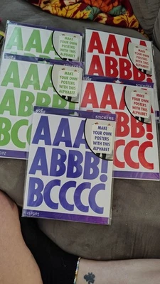 Alphabet Craft Letters Project Stickers School Homework Fun - Image 1 of 2