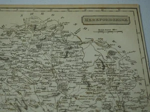 Vintage Map "Hereford Shire" - Picture 1 of 10
