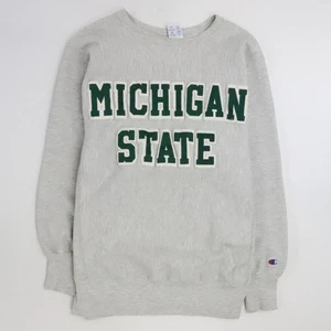 Sudadera De Colección Michigan State Champion Tejido Inverso Cuello Redondo Talla XL 90s - Imagen 1 de 7