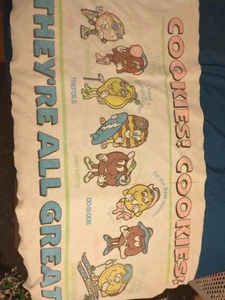 Vintage 90s Girl Scout Cookies Beach Bath Towel  - Picture 1 of 16