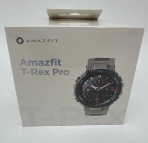 Amazfit T-Rex Pro Montre Connectée pour Homme Robuste Extérieur GPS Montre Gris Neuf - Photo 1 sur 2