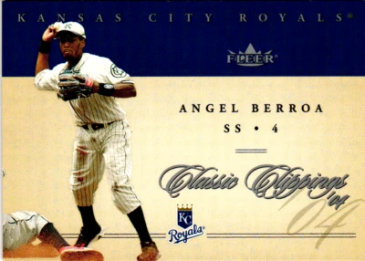 2004 Fleer Classic Clippings Angel Berroa #34       - Image 1 of 2