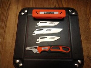 Gerber Randy Newberg EBS  Fixed Blade Hunting System 3  Carbon SS Blades Case 