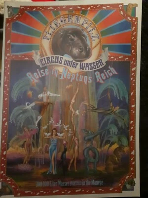 Circus unter Wasser Reise in Neptuns Reich Heft m.Vorstellung der Künstler 1988  - Bild 1 von 3