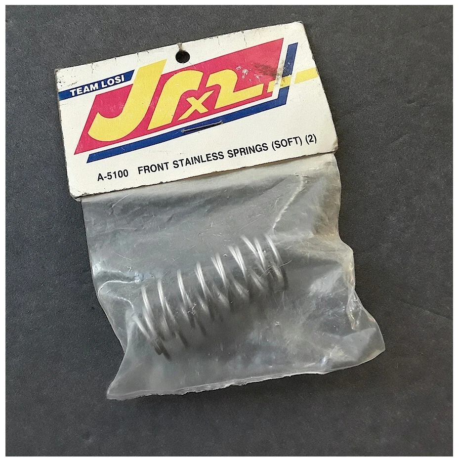 Vintage RC Team Losi Original Front Springs for JRX2  A-5100 Silver Soft Springs - Image 1 of 1