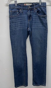 Levi’s Boys 511 Slim Jeans Sz 10 Slim Fit 25x25 Adjustable Waist Classic Denim - Picture 1 of 8