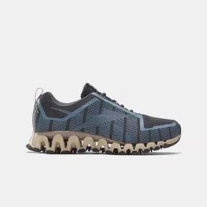 Reebok Zigwild TR 6 Trail Mens Running Shoes Slate Grey Blue Beige 100201584 - Picture 1 of 24