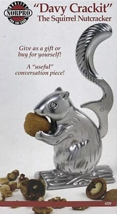 Norpro The Squirrel Nutcracker, “Davy Crackit” Cast Aluminum New In Box - Picture 1 of 12