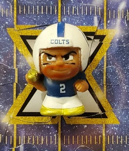2021 NFL TEENYMATES Carson Wentz COLTS/ COMMANDERS 1" figure Series X🏈 NEW! Cover