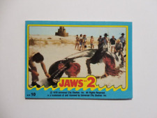 1978 JAWS 2 TRADING CARD STICKER #10