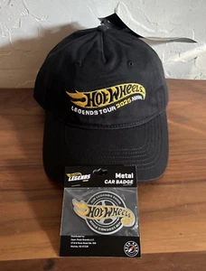 Hot Wheels 2025 Legends Tour: banda ajustable de metal e insignia de coche - Imagen 1 de 10