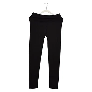 Minicci Womens Black Leggings Skinny Slim Fit Low Rise Stretch Size Medium - Picture 1 of 4