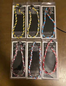 Triple Braided Sports Performance Titanium Necklace - Multiple Colors/ Combos - Picture 1 of 7