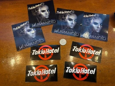 Tokio Hotel Scream Ready ( Lot of 8)-Stickers  + Free Flag sticker - Image 1 of 3