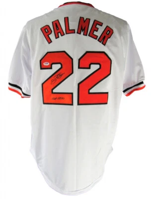 Jim Palmer Signed Baltimore Orioles White Home Jersey Inscribed HOF 90 (PSA COA) - Image 1 of 4