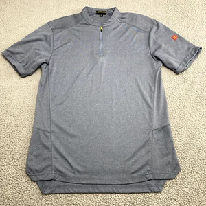 McDonalds Shirt Mens Medium Gray Zip Employee Work Associate Apparel Collection - Picture 1 of 10