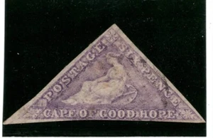 C. O. G. H. - SG. 7 : 1858 " Six Pence. PALE LILAC ROSE " . - Imagen 1 de 2