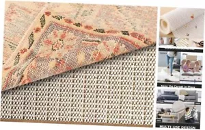 Non Slip Rug Pad Grippers for Hardwood Floors, Thick Carpet Pads 2 x 3 Ft - Picture 1 of 8