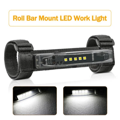 UTV LED Interior Dome Light Smoked Roll Bar Mount For 2014-2025 Can-Am Defender - Image 1 of 4