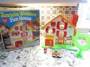 Vintage Weebles Tumblin Weebles Fun House w Box - Picture 1 of 7