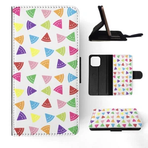 FLIP CASE FOR APPLE IPHONE|RAINBOW WATERMELON PATTERN #2 - Picture 1 of 193